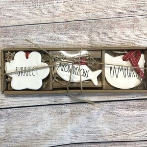 NWT RAE DUNN - ornament set